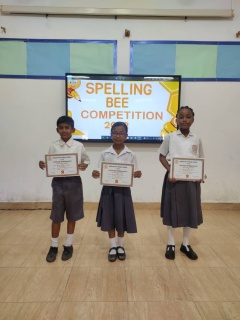 SPELLING BEE COMPETITION WINNERS